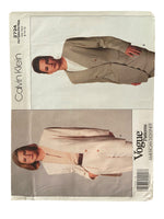 Vogue 2724 American Designer Calvin Klein jacket sewing pattern Bust 31.5, 32.5, 34 inches