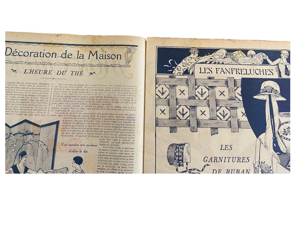 Mon Ouvrage 1 Mars 1926 vintage French craft magazine