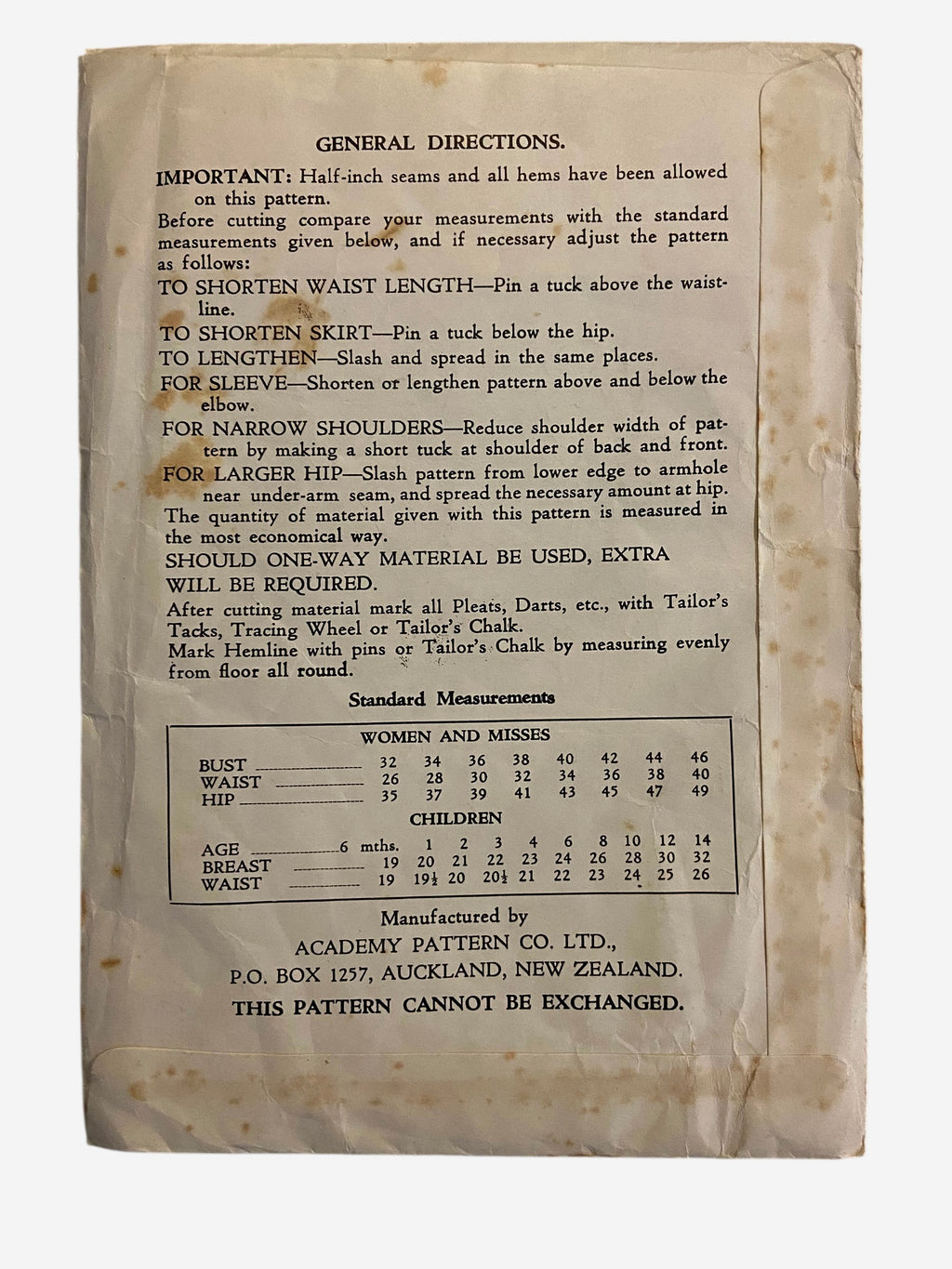 Academy 3243 vintage 1950s infant’s dress sewing pattern 3 years 22 inch chest