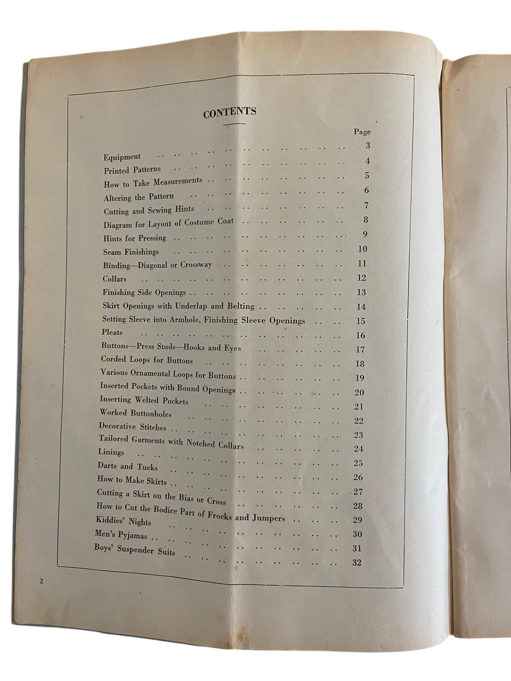 Vintage 1930s The Dunrich School of Dressmaking sewing book