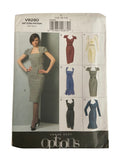Vogue v8280  Easy Options dress sewing pattern from the 2000s Bust 32.5, 34, 36 inches