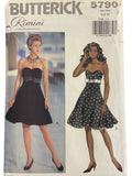 Butterick 5790 vintage 1990s Rimini dress sewing pattern. Bust 30.5, 31.5, 32.5 inches