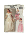 Butterick 5252 vintage 1990s bridal or bridesmaid dress pattern Bust 34, 36, 38 inches