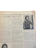 New Zealand Woman’s Weekly February 22 1934 with a sewing pattern, unused, factory folded, frock bust 35 inches