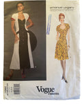 Vogue 1352 Emauel Ungaro dress sewing pattern Bust 36, 38, 40 inches