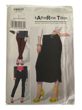 Vogue v88837vintage 2000s Katherine Tilton skirt and pants sewing pattern Waist 22, 23, 24, 25, 26.5, 28 inches