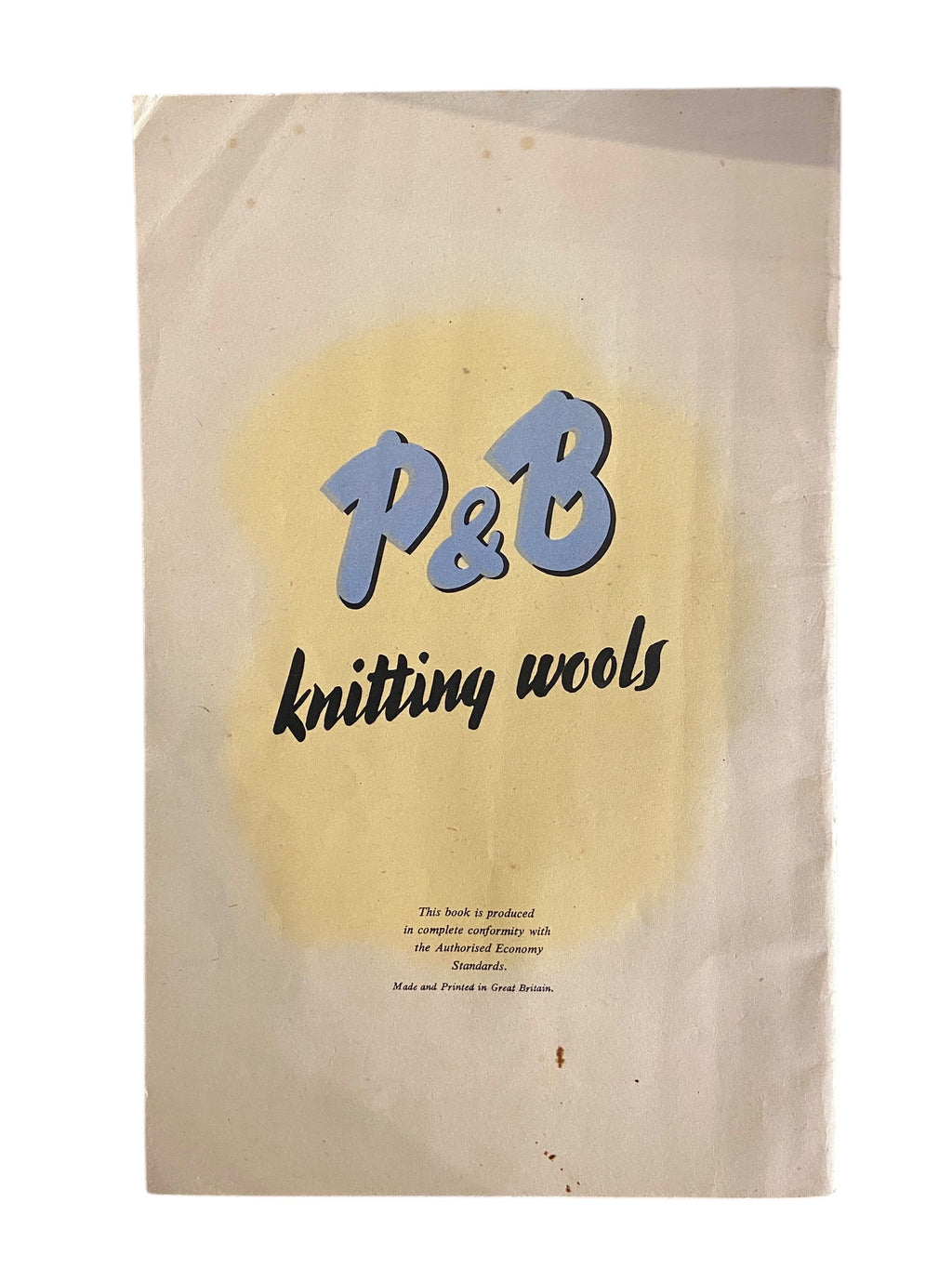 Vintage 1945 Paton’s and Baldwin’s Woolcraft knitting instruction and pattern book