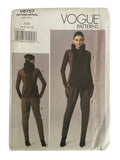 Vogue v8757 jacket and pants sewing pattern from 2011. Bust 29.5, 30.5, 31.5, 32.5 inches, waist 22, 23, 24, 25 inches, hip 31.5, 32.5, 33.5, 34.5 inches