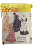 McCall’s costumes 7563 vintage 1990s pilgrim and pioneer women,s costume sewing pattern. Bust 31.5, 32.5, 34 inches