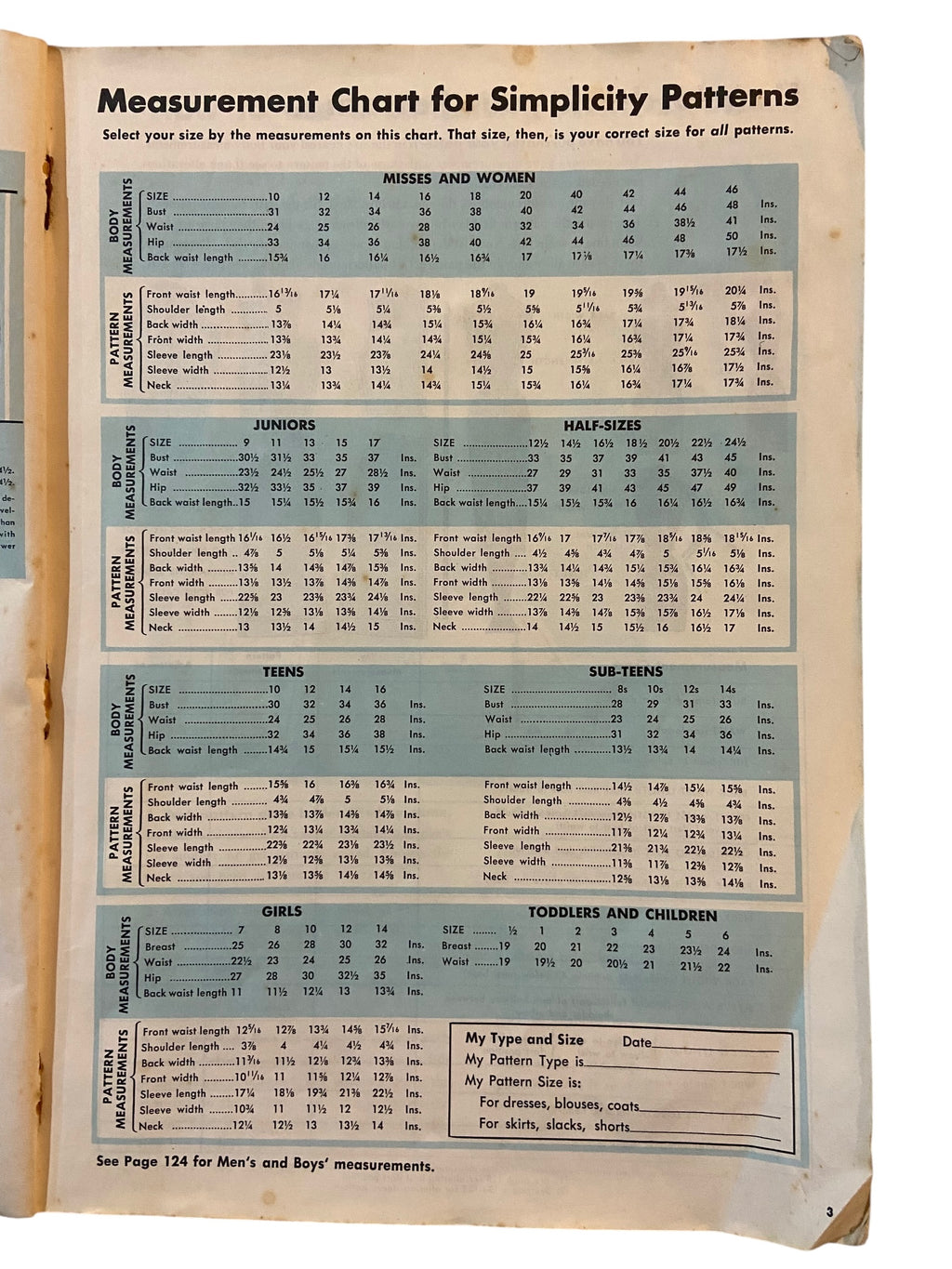 Vintage 1950s simplicity sewing book. No cover