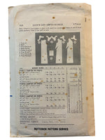 Butterick 4520 vintage 1960s easy dress or jumper sewing pattern. Bust 34 inches