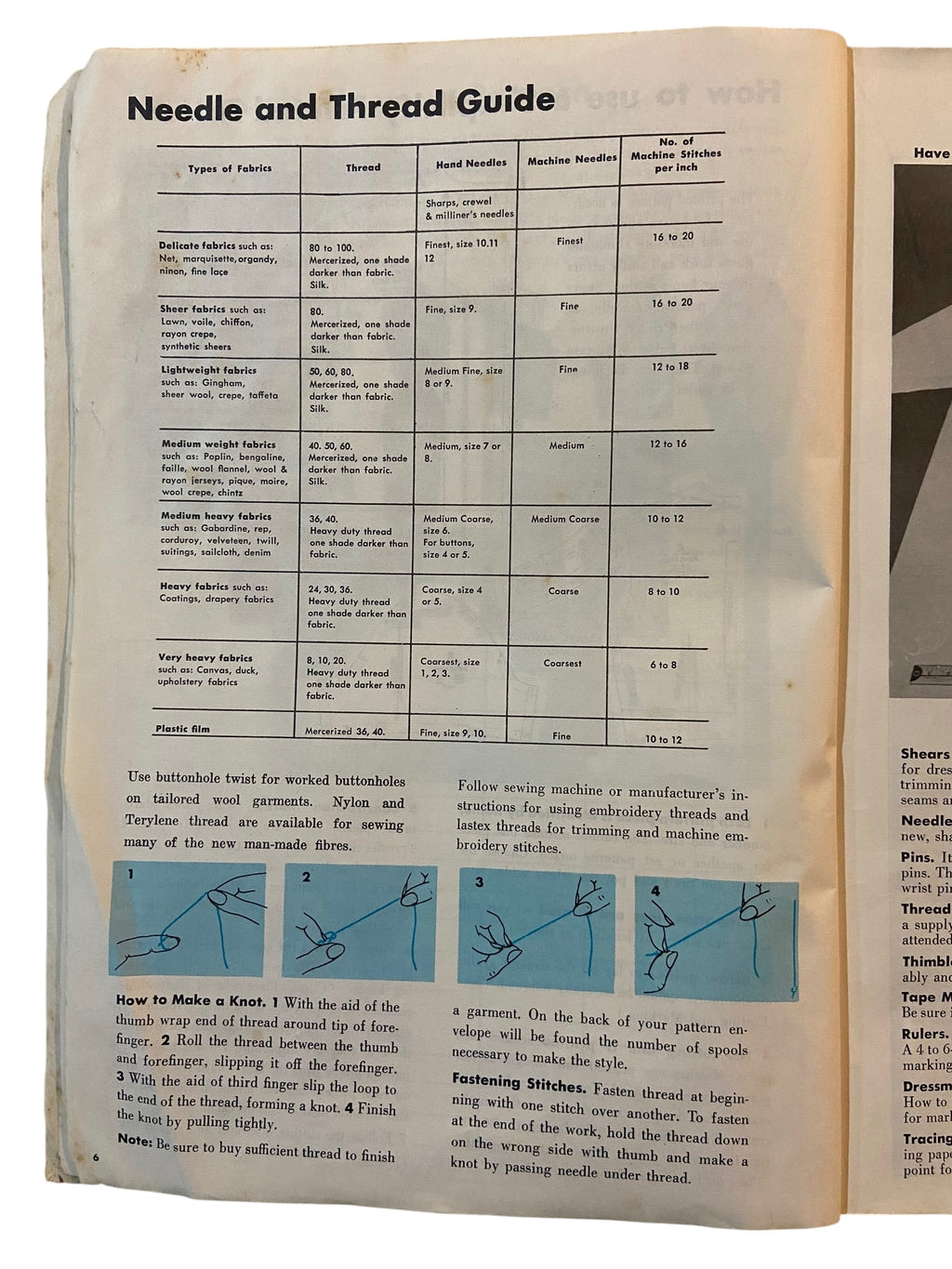 Vintage 1950s simplicity sewing book. No cover