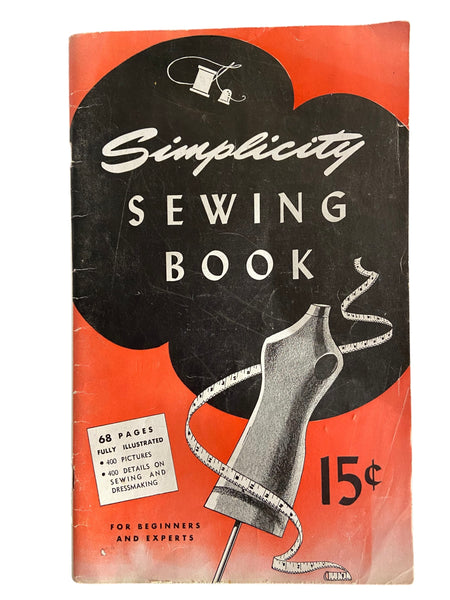 Vintage 1940s simplicity sewing book