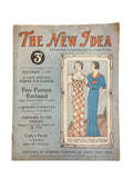 The New Idea Magazine . A weekly paper for Australian and New Zealand Women. November 3 1933 with sewing pattern unused, factory folded, lady’s summer frock. Bust 34 inches.
