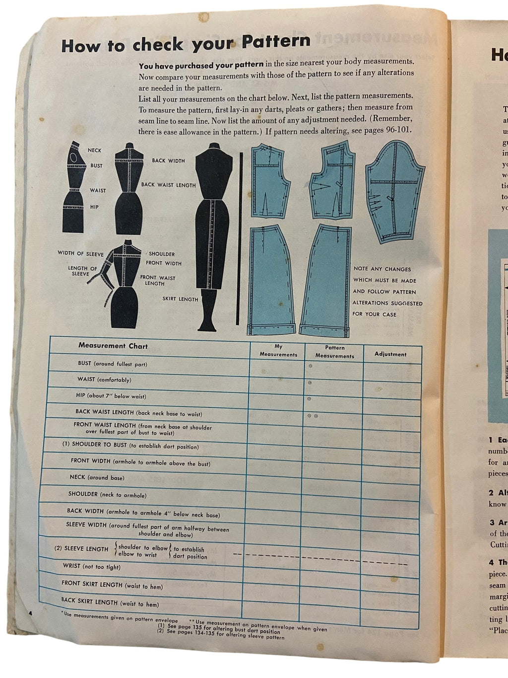 Vintage 1950s simplicity sewing book. No cover