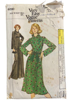 Vogue 9290 very easy vogue vintage 1970s dress sewing pattern Bust 32.5 inches