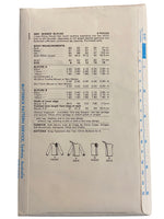 Butterick 3561 vintage 1980s blouse sewing pattern. Bust 32.5 inches