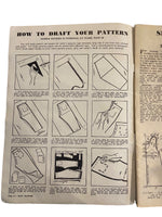 Enid Gilchrist play clothes children's one to seven years draftable pattern book early 1960s, contains many draftable patterns