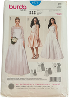Burda Style 6776 evening or wedding dress sewing pattern All size pattern US 8-18