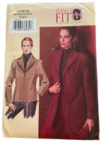 Vogue v7976 Sandra Betzina today's fit jacket pattern from the 2000s Bust 32 - 55 inches