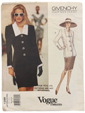 Vogue 1298 vintage 1990s Givenchy Vogue paris Original jacket and skirt  pattern Bust 34 inches
