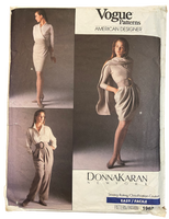 Donna Karan New York Vogue 1962 American Designer stole, pants and skirt sewing pattern Waist 26 1/2 inches.