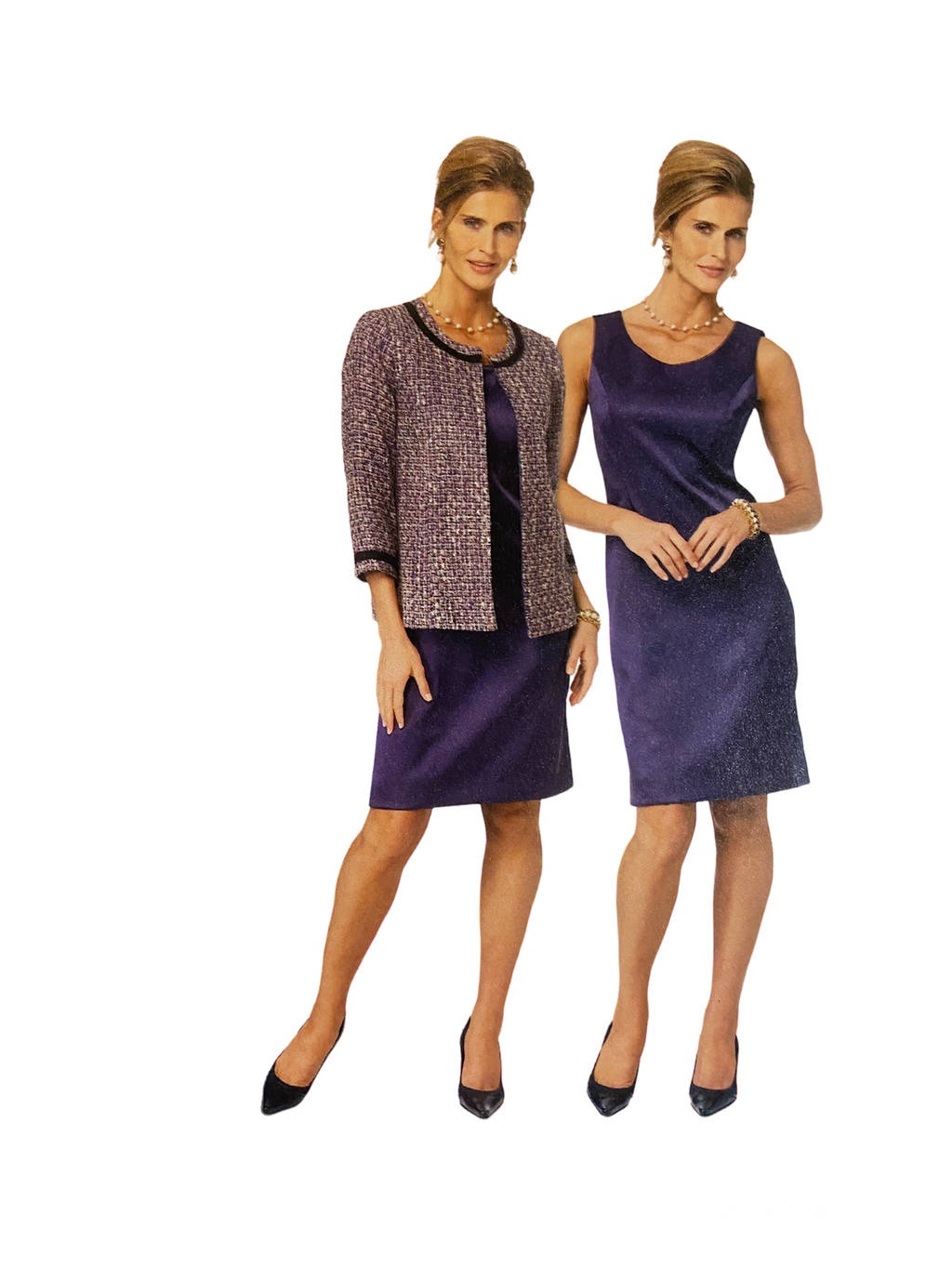 Butterick B 5769 see and sew dress and jacket sewing pattern from the 2000s Bust 31.5, 32.5, 34, 36, 38 inches