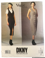 Vogue 1185 vintage 90s DKNY dress and jumper sewing pattern Bust 36 inches