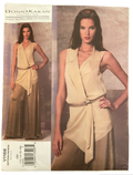 Vogue v1168 Donna Karan New York tunic and pants sewing pattern Bust 34, 36, 38, 40 inches