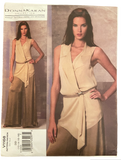 Vogue v1168 Donna Karan New York tunic and pants sewing pattern Bust 34, 36, 38, 40 inches