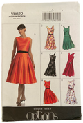 Vogue v8020 vintage 2000s dress sewing pattern. Bust 30.5, 31.5, 32.5 inches