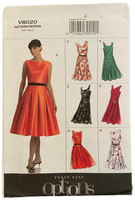 Vogue v8020 vintage 2000s dress sewing pattern. Bust 30.5, 31.5, 32.5 the vintage pattern market Vogue v8020 vintage 2000s dress sewing pattern. Bust 30.5, 31.5, 32.5 the vintage pattern market