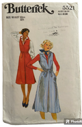 Butterick 5521 vintage 1970s jumper pattern. Bust 32.5