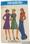 Simplicity 7176 vintage 1970s top, skirt and pants pattern. Bust 36 inches