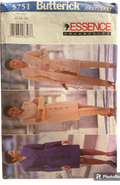 Butterick 5751 Essence Collection vintage 1990s dress, jacket and pants sewing pattern. Bust 36. 38. 40