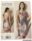 Vogue v1481 Vogue American Designer Kay Unger  dress pattern from 2016 Bust 36, 38, 30, 42, 44 inches