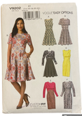 Vogue v9202 Easy Options dress sewing pattern from 2016 Bust 36 - 44 inches