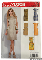 New Look dress sewing pattern from 2012. Bust 29.5- 38 inches
