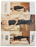 Vintage 1990s Vogue 1707 Vogue American Designer Calvin Klein dress sewing pattern Bust 30.5, 31.5, 32.5 inches