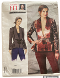 Vogue v1574 vintage 2000s Today's Fit by Sandra Betzina jacket sewing pattern. Multisize pattern