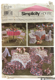 Simplicity 9136 vintage 1980s Garden Party accessories craft sewing pattern