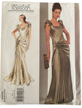 Vogue v1015 vintage 2000s Bellville Sassoon dress sewing pattern. Bust 30.5, 31.5, 32.5, 34 inches