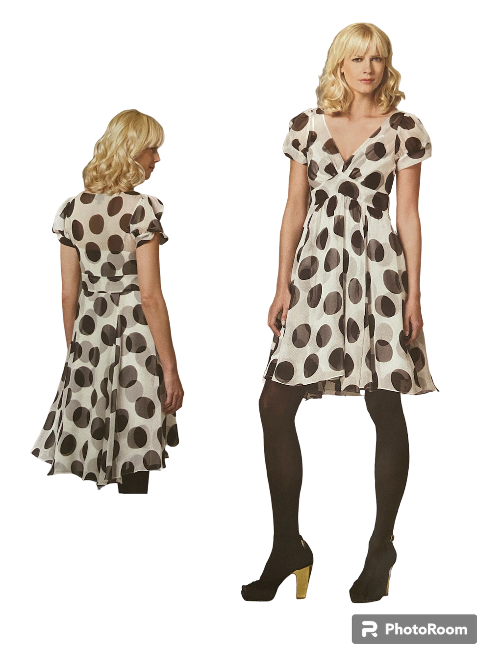 Vogue v1160 vintage 2000s DKNY Donna Karan New York dress and slip sewing pattern. Bust 30.5, 31.5, 32.5, 34 inches