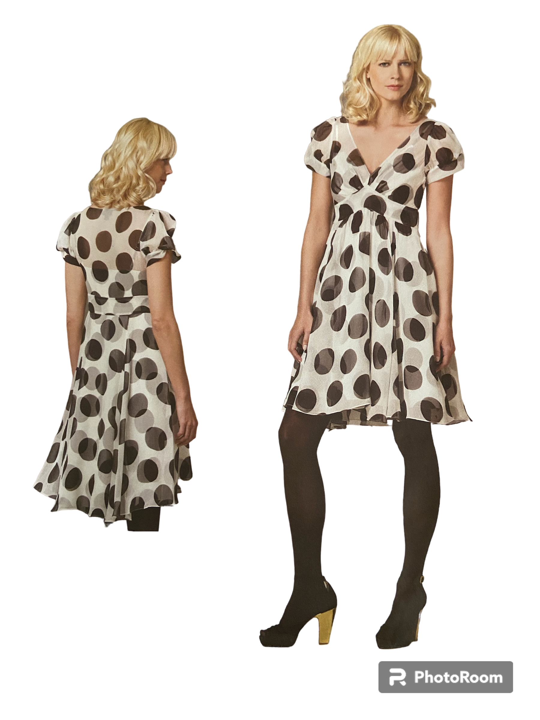 Vogue v1160 vintage 2000s DKNY Donna Karan New York dress and slip sewing pattern. Bust 30.5, 31.5, 32.5, 34 inches