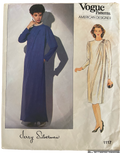 Vogue 1117 vintage 1980s Vogue American Designer Jerry Silverman dress sewing pattern Bust 32.5 inches