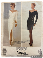 Vogue 2596 Vogue American Designer Bellville Sassoon 1990s dress sewing pattern Bust 34 inches