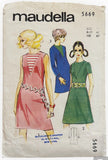 Maudella 5669 vintage late 1960s or early 1970s dress sewing pattern Bust 40 inches