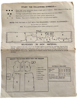 Woman's Own Vintage 1960s summer dress sewing pattern. Bust 36 inches with simple instructions to adapt to 32, 34, 38 and 40 inches