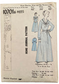 Home Journal 5512 vintage 1950s nightdress UNPRINTED sewing pattern Bust 42 inches