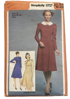 Simplicity 9040 vintage 1980s dress pattern. Bust 36 inches